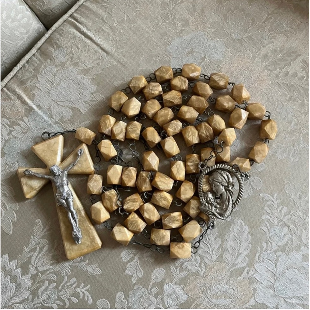 Rosary wall art Vintage